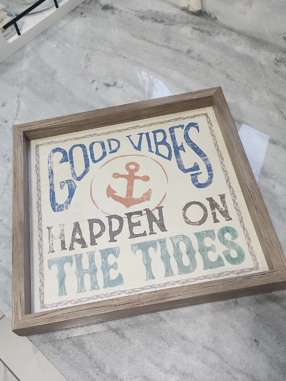 NEW Good Vibes Beach Sign Decor